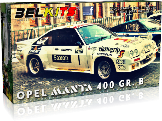 Belkits Bel Kits 1/24 Opel Manta 400 GR.B Jimmy Mcrae # 009 3 Belkits Bel Kits 1/24 Opel Manta 400 GR.B Jimmy Mcrae # 009