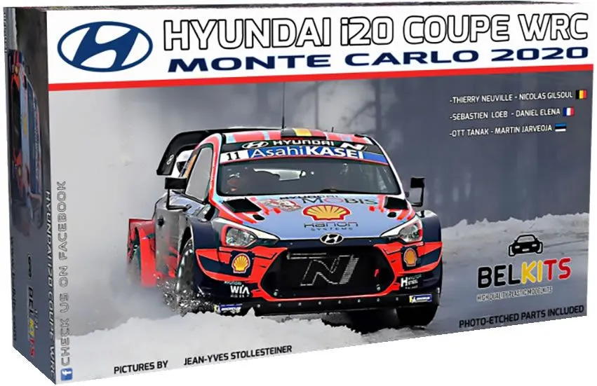 BelKits 1/24 Hyundai I20 Coupe WRC Monte Carlo # 021 16 BelKits 1/24 Hyundai I20 Coupe WRC Monte Carlo # 021 - Image 14