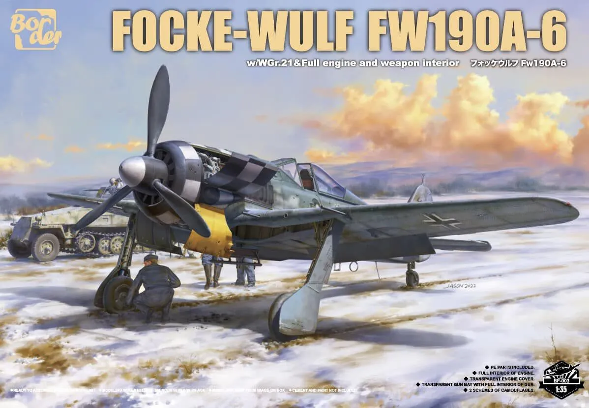Border Models Border Model 1/35 Focke-Wulf FW190 A-6 # 003 3 Border Models Border Model 1/35 Focke-Wulf FW190 A-6 # 003