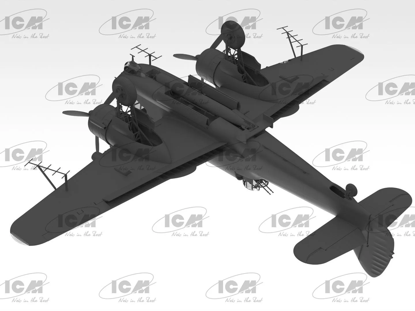 ICM 1/48 Bristol Beaufort Mk.IA With Tropical Filter # 48311 9 ICM 1/48 Bristol Beaufort Mk.IA With Tropical Filter # 48311 - Image 7