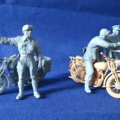 Bronco Models 1/35 Triumph 3HW Motorcycle With MP Figure Set # 35035