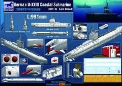 Bronco Models 1/35 German Type XXIII U-Boat Coastal Submarine # 35104 - Plastic Model Kit -Aircraft Kits Sales cb35104pic3