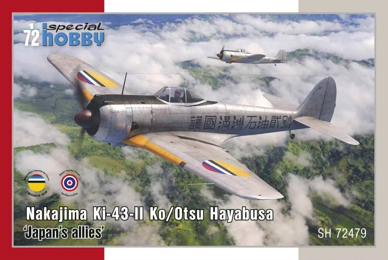 Special Hobby 1/72 Nakajima Ki-43-II Ko/Otsu Hayabusa ‘Japan's Allies’ # 72479 3 Special Hobby 1/72 Nakajima Ki-43-II Ko/Otsu Hayabusa ‘Japan's Allies’ # 72479