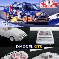 DM Model Kits 1/24 Ford Sierra Cosworth 4x4 Rally Montecarlo 1991 # K001 9 DM Model Kits 1/24 Ford Sierra Cosworth 4x4 Rally Montecarlo 1991 # K001 -Aircraft Kits Sales dm k001