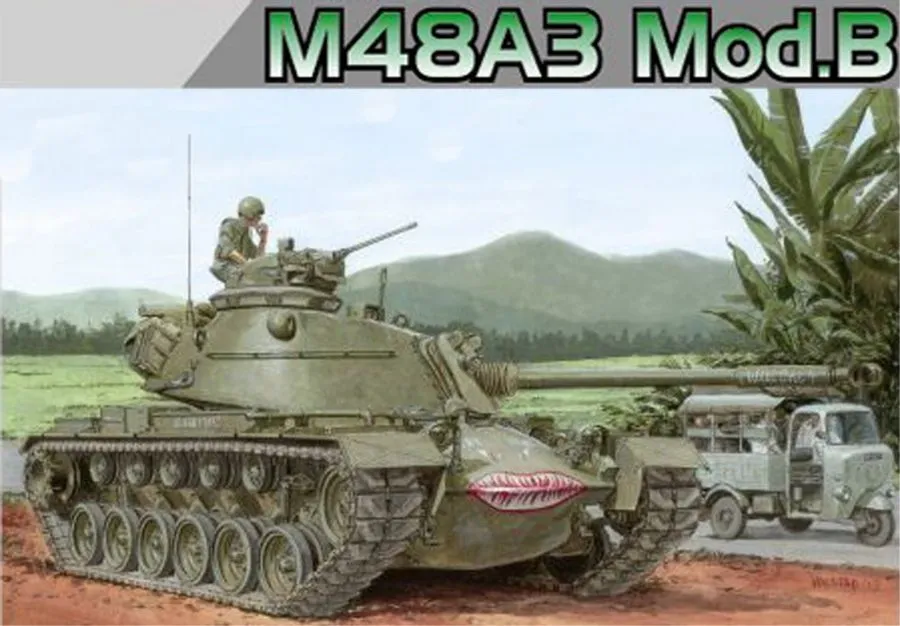 Dragon 1/35 M48A3 Patton Model B # 3544 3 Dragon 1/35 M48A3 Patton Model B # 3544