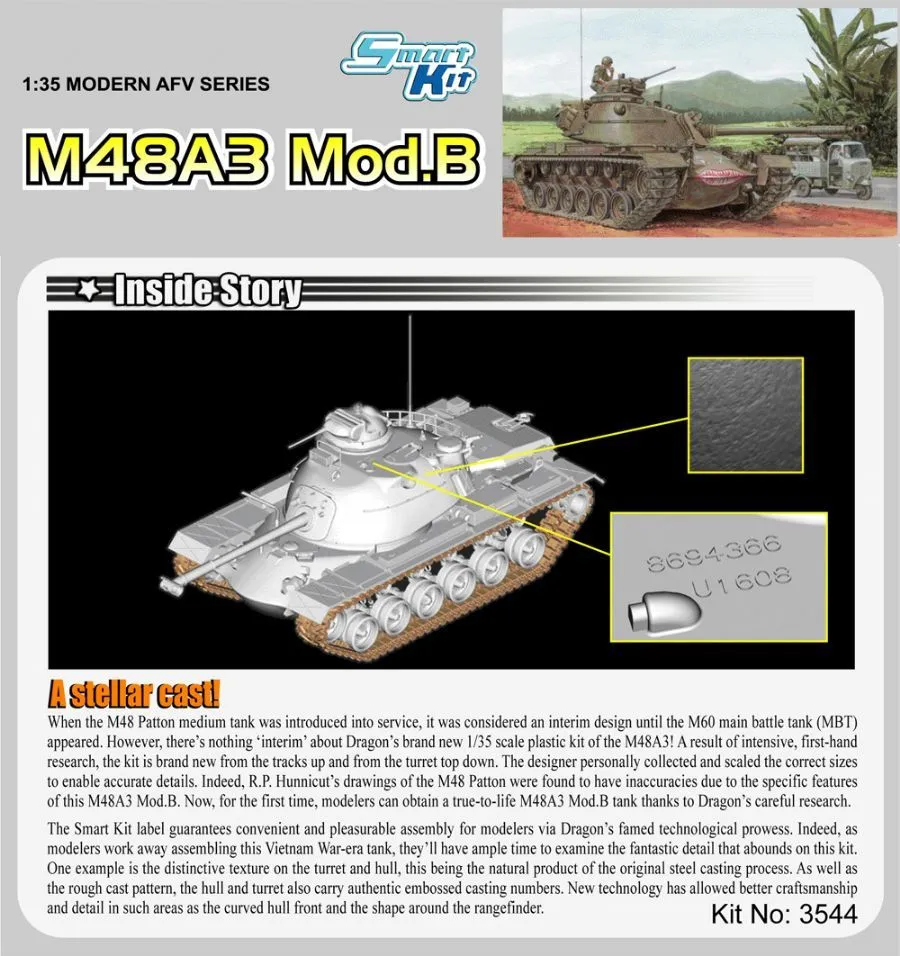 Dragon 1/35 M48A3 Patton Model B # 3544 19 Dragon 1/35 M48A3 Patton Model B # 3544 - Image 17