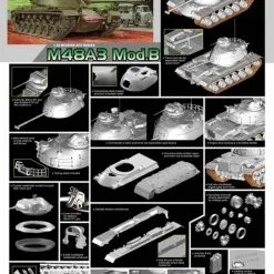 Dragon 1/35 M48A3 Patton Model B # 3544 23 Dragon 1/35 M48A3 Patton Model B # 3544 -Aircraft Kits Sales dn3544 3