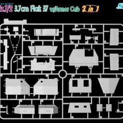 Dragon 1/35 Sd.Kfz.7/2 3.7cm Flak 37 With Armoured Cab # 6542 -Aircraft Kits Sales drg6542 33