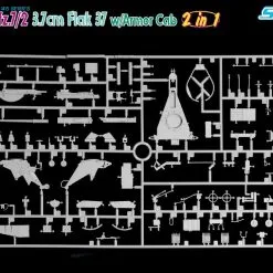 Dragon 1/35 Sd.Kfz.7/2 3.7cm Flak 37 With Armoured Cab # 6542 -Aircraft Kits Sales drg6542 34