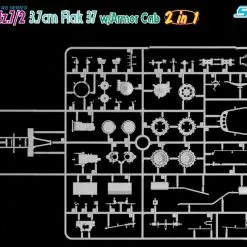 Dragon 1/35 Sd.Kfz.7/2 3.7cm Flak 37 With Armoured Cab # 6542 -Aircraft Kits Sales drg6542 42