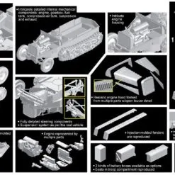 Dragon 1/35 Sd.Kfz.10 Ausf.B 1942 Production # 6731 16 Dragon 1/35 Sd.Kfz.10 Ausf.B 1942 Production # 6731 -Aircraft Kits Sales drg6731 3