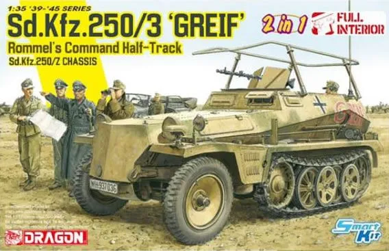 Dragon 1/35 Sd.Kfz 250/3 Greif (2 In 1) # 6911 3 Dragon 1/35 Sd.Kfz 250/3 Greif (2 In 1) # 6911