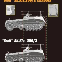 Dragon 1/35 Sd.Kfz 250/3 Greif (2 In 1) # 6911 15 Dragon 1/35 Sd.Kfz 250/3 Greif (2 In 1) # 6911 -Aircraft Kits Sales drg6911 2