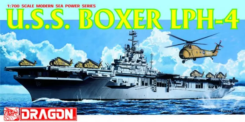 Dragon 1/700 U.S.S. Boxer LPH-4 # 7070 4 Dragon 1/700 U.S.S. Boxer LPH-4 # 7070 - Image 2