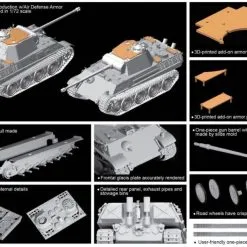 Dragon 1/72 Sd.Kfz. 171 Panther G Late Production With Air Defense Armour # 7696 -Aircraft Kits Sales drg7696 2