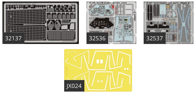Eduard Big-Ed 1/32 Sukhoi Su-27 FLANKER B #3218 3 Eduard Big-Ed 1/32 Sukhoi Su-27 FLANKER B #3218