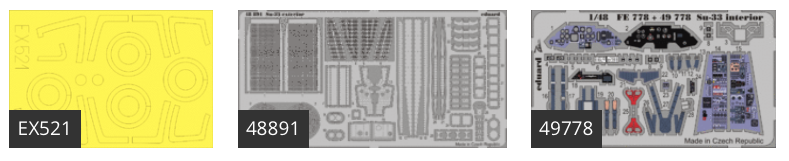 Eduard Big-Ed 1/48 Sukhoi Su-33 Sea Flanker D #49158 3 Eduard Big-Ed 1/48 Sukhoi Su-33 Sea Flanker D #49158