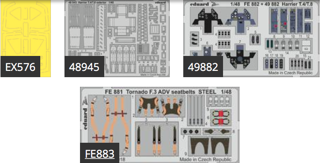 Eduard Big-Ed 1/48 BAe Harrier T.2/T.4/T.8 #49192 3 Eduard Big-Ed 1/48 BAe Harrier T.2/T.4/T.8 #49192