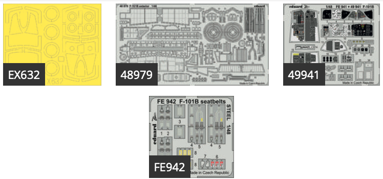 Eduard Big-Ed 1/48 McDonnell F-101B Voodoo #49213 3 Eduard Big-Ed 1/48 McDonnell F-101B Voodoo #49213