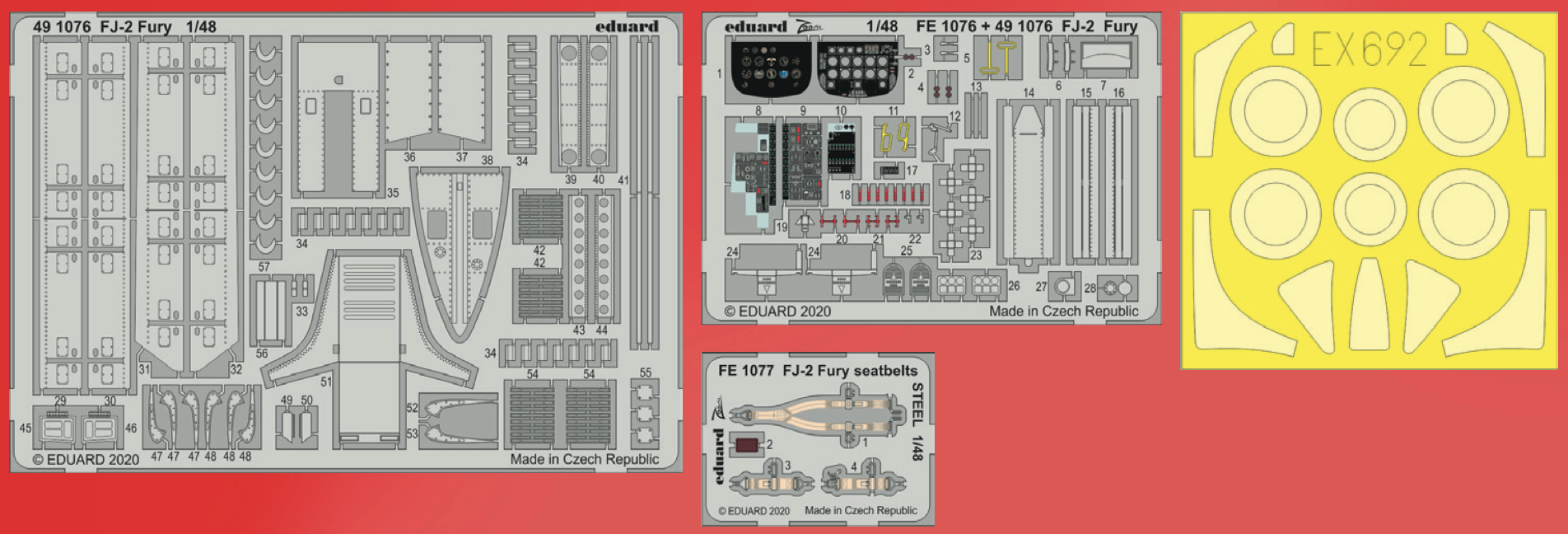 Eduard Big-Ed 1/48 North-American FJ-2 Fury 1/48 #49249 3 Eduard Big-Ed 1/48 North-American FJ-2 Fury 1/48 #49249
