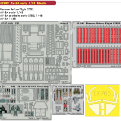 Eduard Big-Ed 1/48 McDonnell-Douglas AV-8A Harrier Early Version 1/48 #49289