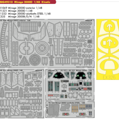 Eduard Big-Ed 1/48 Dassault Mirage 2000D 1/48 #49310