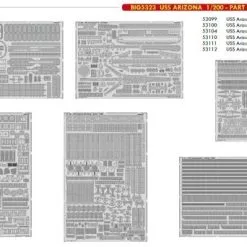 Eduard Big-Ed 1/200 USS ARIZONA 1/200 - PART I. #5323