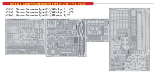 Eduard Big-Ed 1/72 German Submarine Type IX C/40 #5338 3 Eduard Big-Ed 1/72 German Submarine Type IX C/40 #5338