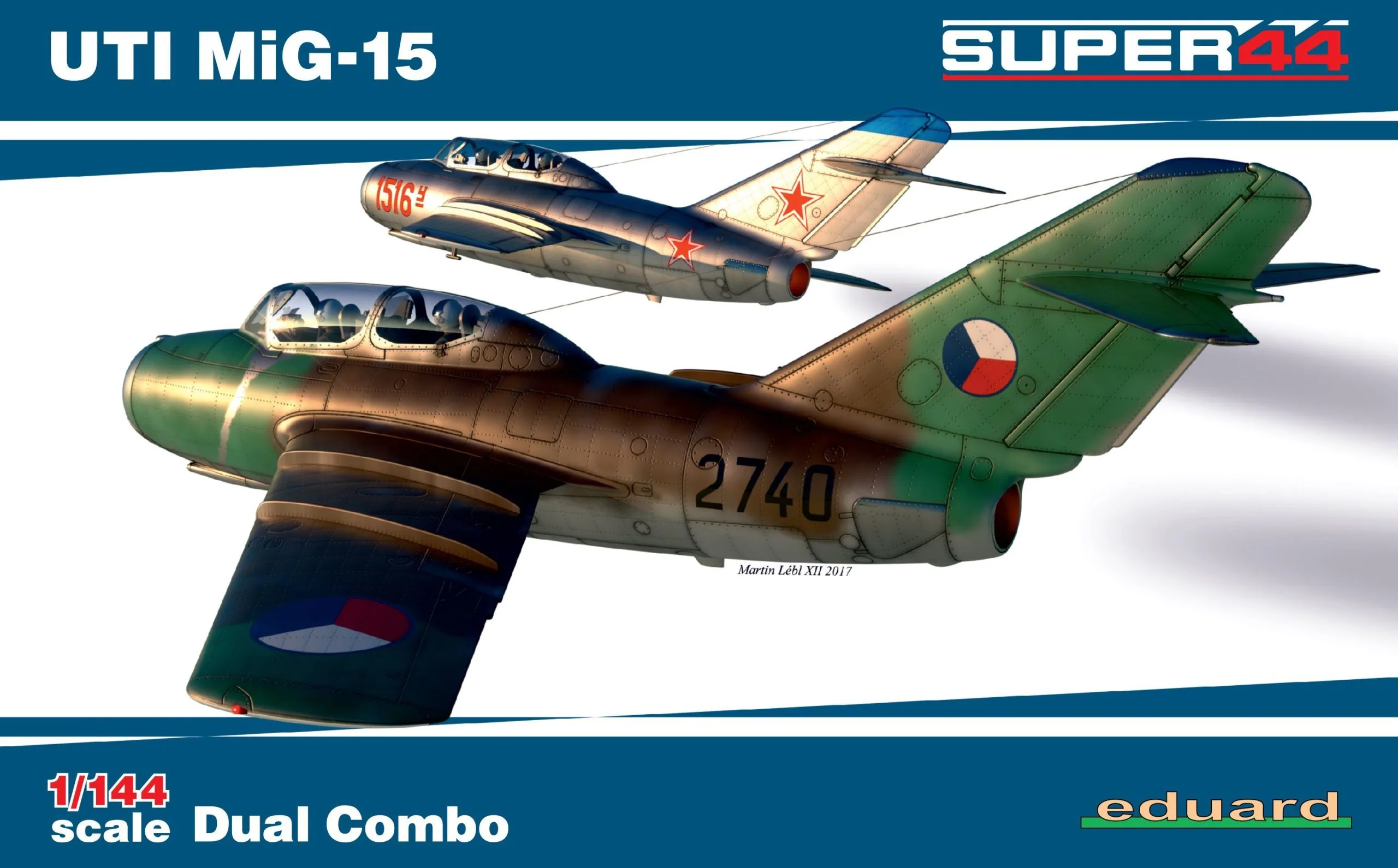 Eduard 1/144 Mikoyan MIG-15UTI Dual Combo Super 44 # 4444 3 Eduard 1/144 Mikoyan MIG-15UTI Dual Combo Super 44 # 4444