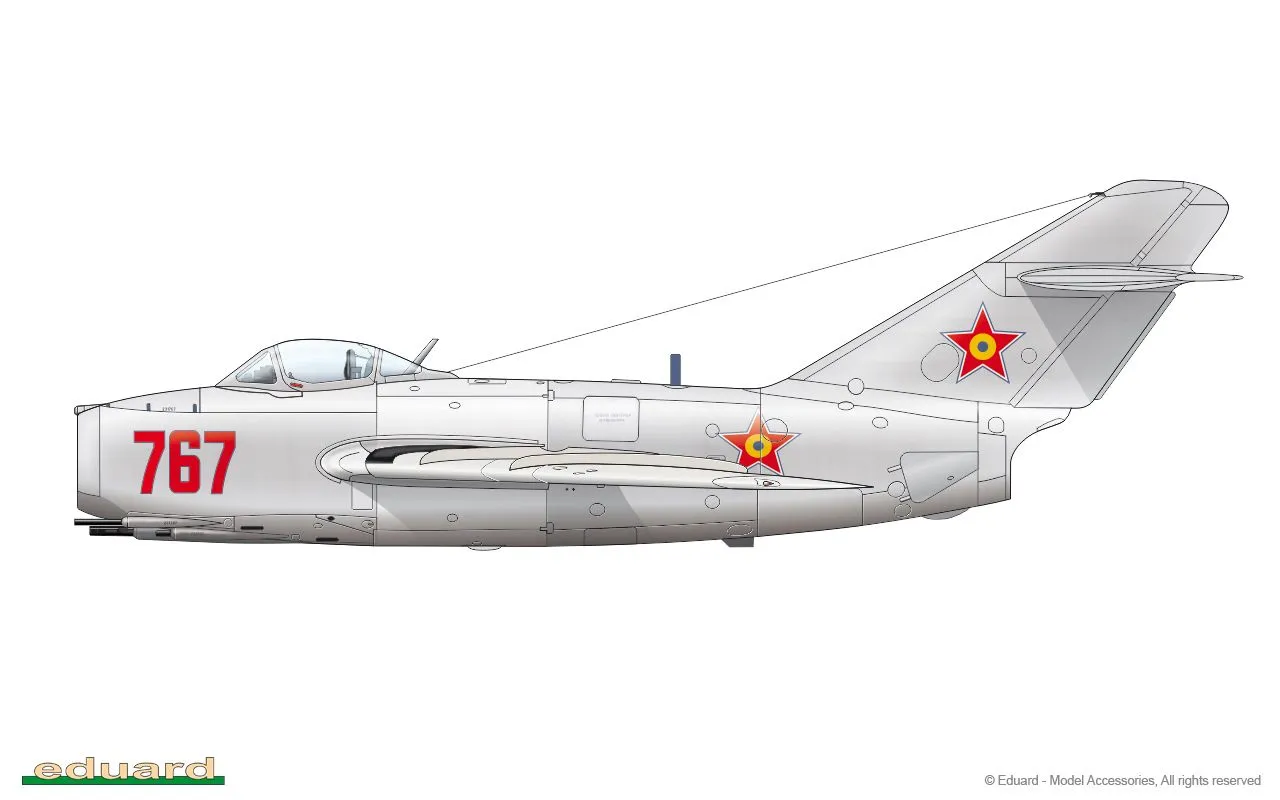 Eduard 1/72 Mikoyan MiG-15 ProfiPACK # 7057 8 Eduard 1/72 Mikoyan MiG-15 ProfiPACK # 7057 - Image 6