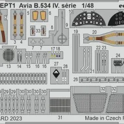 Eduard 1/48 Avia B.534 IV. Serie ProfiPACK Edition # 8192 -Aircraft Kits Sales edk8192 17
