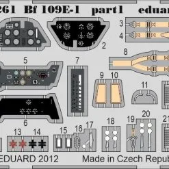 Eduard 1/48 Messerschmitt Bf-109E-1 ProfiPACK Edition Kit # 8261 -Aircraft Kits Sales edk8261 14