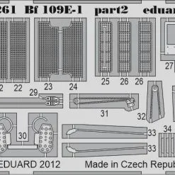 Eduard 1/48 Messerschmitt Bf-109E-1 ProfiPACK Edition Kit # 8261 -Aircraft Kits Sales edk8261 15