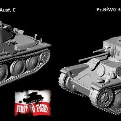 First To Fight Kits 1/72 Pz.Kpfw.38 Ausf.C/ PzBfwg 38(t) German Light Tank # 091 -Aircraft Kits Sales ftf091 3