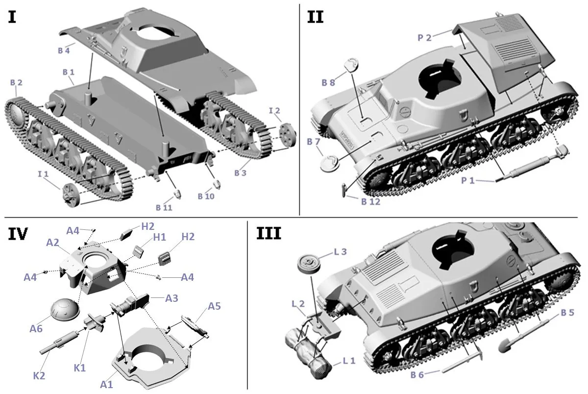 First To Fight Kits 1/72 Hotchkiss With A 37mm SA38 Gun # 094 5 First To Fight Kits 1/72 Hotchkiss With A 37mm SA38 Gun # 094 - Image 3