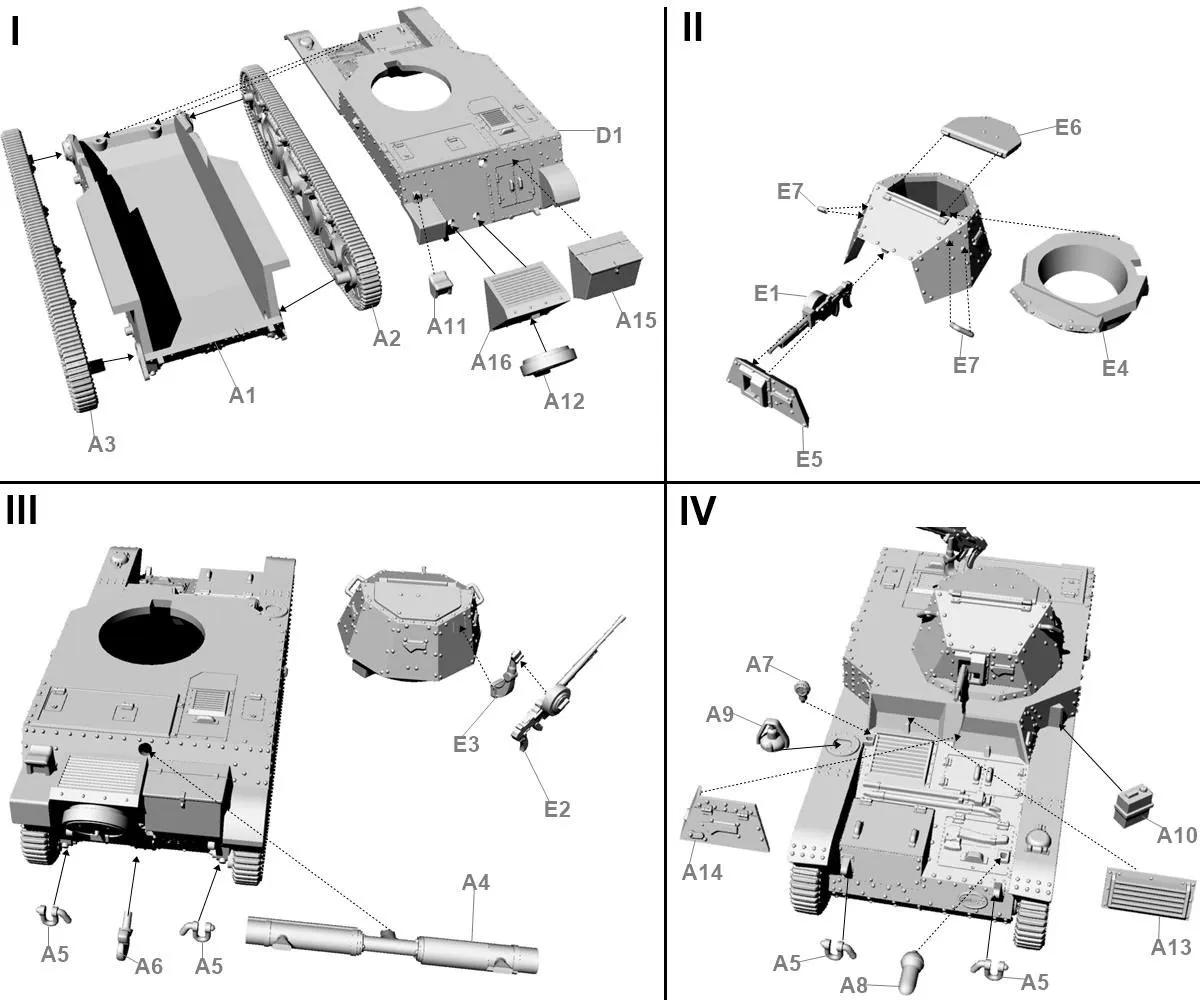 First To Fight Kits 1/72 AMR35 ZT1a French Reconnaissance Tank # 097 5 First To Fight Kits 1/72 AMR35 ZT1a French Reconnaissance Tank # 097 - Image 3