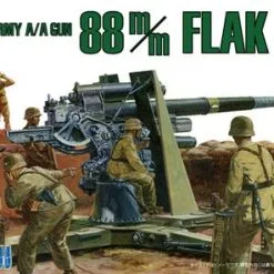 Fujimi 1/76 German 88mm Anti-Tank FlaK 18 Gun WWII # 761206