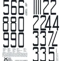 EModels Gold Medal Models 1/350 WW2 Carrier Decals # 350-7D