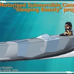 EModels GMU 1/35 Motorized Submersible Canoe "Sleeping Beauty" Project (SOE) # 35001