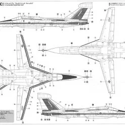 Hasegawa 1/72 General-Dynamic EF-111A Raven "Electric Fox" # 02300 8 Hasegawa 1/72 General-Dynamic EF-111A Raven "Electric Fox" # 02300 -Aircraft Kits Sales ha02300pic2