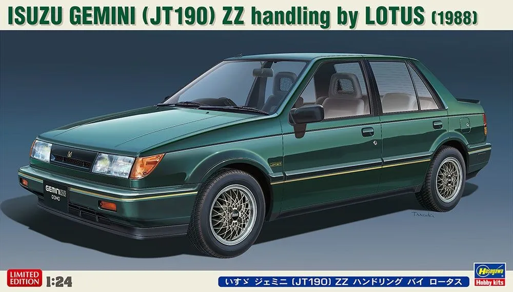 Hasegawa 1/24 Isuzu Gemini (JT190) ZZ Handling By Lotus # 20355 3 Hasegawa 1/24 Isuzu Gemini (JT190) ZZ Handling By Lotus # 20355