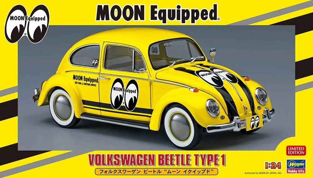 Hasegawa 1/24 Volkswagen (VW) Beetle Type 1 "MOON Equipped" # 20357 3 Hasegawa 1/24 Volkswagen (VW) Beetle Type 1 "MOON Equipped" # 20357