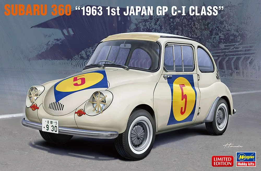 Hasegawa 1/24 Subaru 360 1963 1st Japan GP C-I Class # 20465 3 Hasegawa 1/24 Subaru 360 1963 1st Japan GP C-I Class # 20465