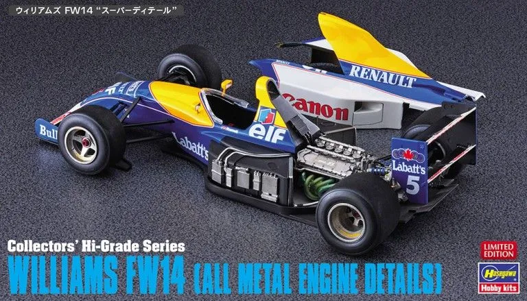Hasegawa 1/24 Williams FW14 - All Metal Engine Details # CH49 3 Hasegawa 1/24 Williams FW14 - All Metal Engine Details # CH49