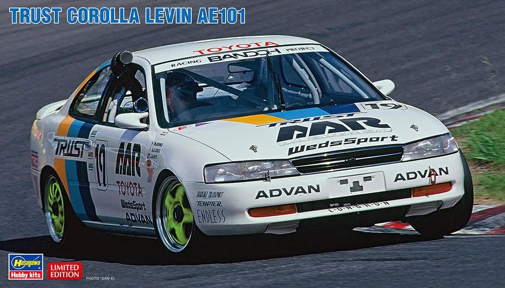 Hasegawa 1/24 Trust Corolla Levin AE101 # 20463 3 Hasegawa 1/24 Trust Corolla Levin AE101 # 20463