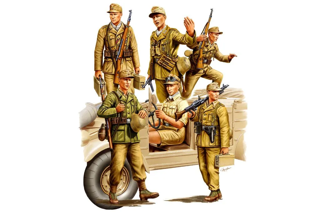 Hobby Boss 1/35 German Afrika Korps (WWII) # 84410 3 Hobby Boss 1/35 German Afrika Korps (WWII) # 84410