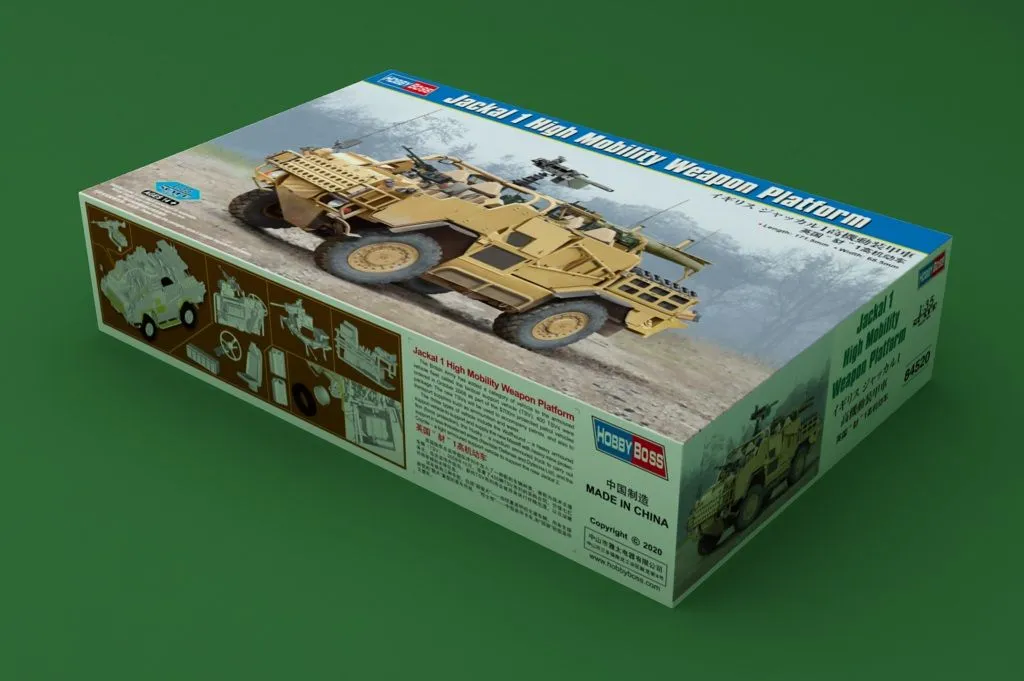 Hobby Boss 1/35 British Army Jackal 1 High Mobility Weapon Platform # 84520 5 Hobby Boss 1/35 British Army Jackal 1 High Mobility Weapon Platform # 84520 - Image 3