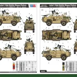 Hobby Boss 1/35 British Army Jackal 1 High Mobility Weapon Platform # 84520 11 Hobby Boss 1/35 British Army Jackal 1 High Mobility Weapon Platform # 84520 -Aircraft Kits Sales hb84520 4