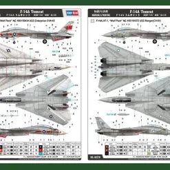 Hobby Boss Hobbyboss 1/72 F-14a Tomcat VF-1 "Wolf Pack" # 80279 -Aircraft Kits Sales hbb80279pic3
