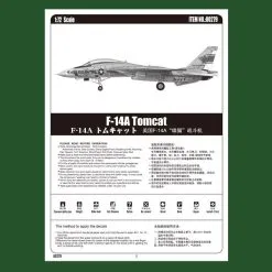 Hobby Boss Hobbyboss 1/72 F-14a Tomcat VF-1 "Wolf Pack" # 80279 -Aircraft Kits Sales hbb80279pic4
